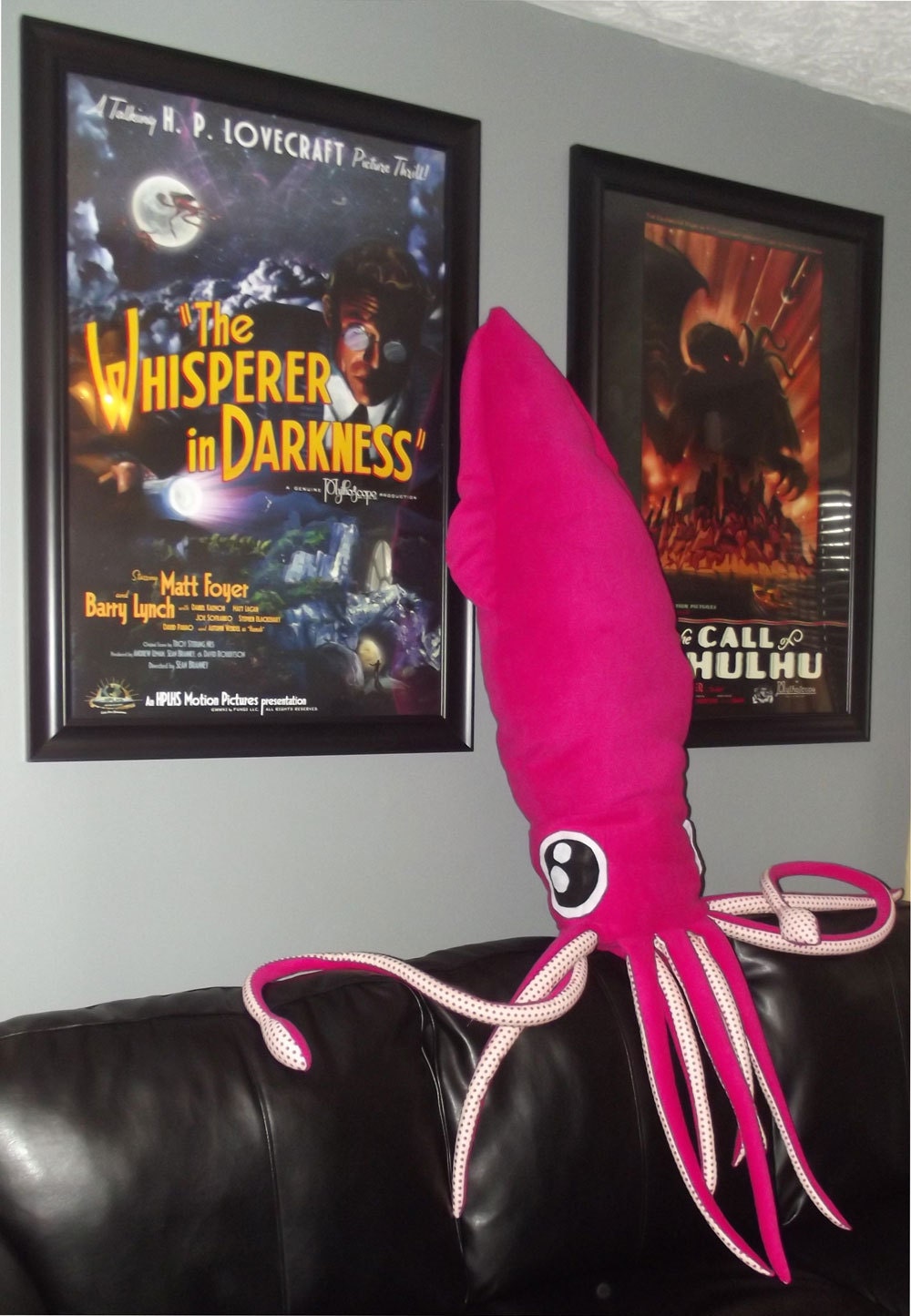 giant squid body pillow