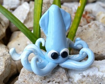 Itsy Bitsy Baby Blue Squid - Blotti e the Squid - ready to ship ...