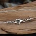 Special Order for Briana - 30" Sterling Silver 1.2mm Ball Chain Necklace