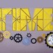 Steampunk Patchwork rag edges applique alphabet and numbers -  machine embroidery applique designs - 4x4, 5x7, 6x10  INSTANT DOWNLOAD