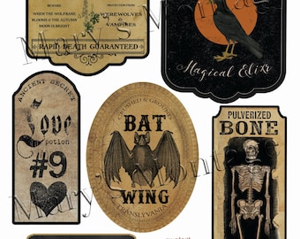 Halloween Labels 2nd Edition