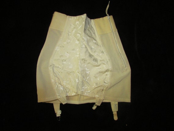 Sexy Vintage Sears Crotchless Foundation Girdle With Garters