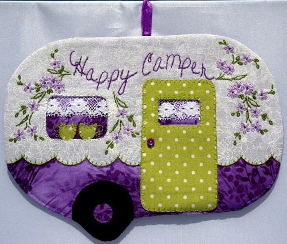 Happy Camper 57 Mug Rug