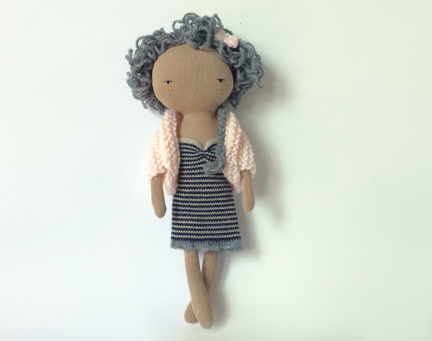 cloth doll hair