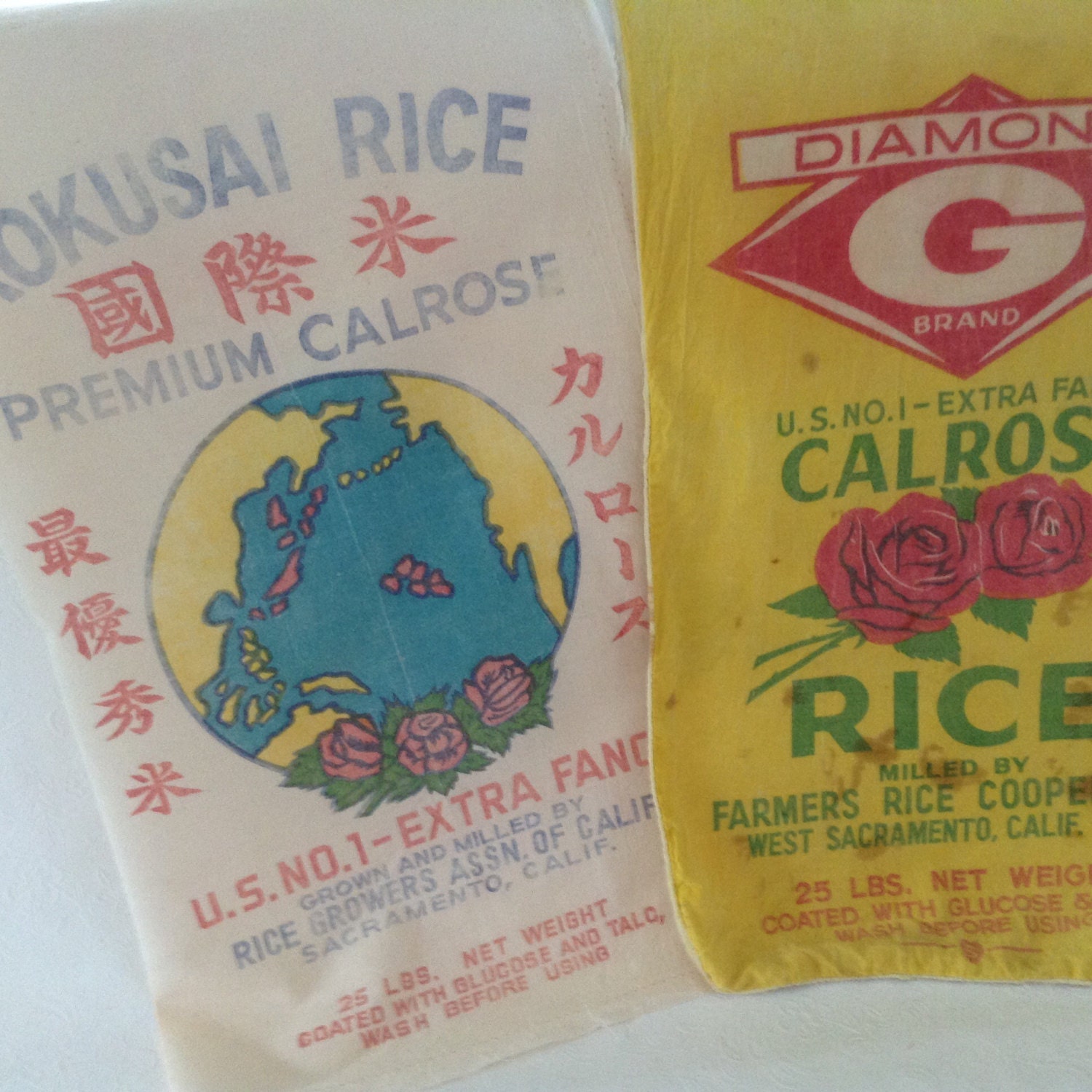 cloth rice bags