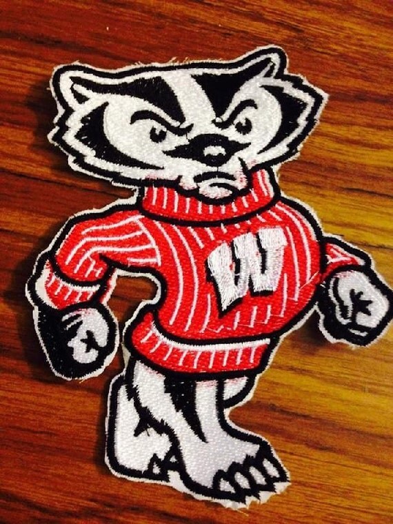 Bucky Badger Sew On Patch