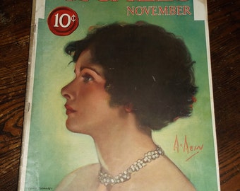 November 1923 Issue McCall's Magazine ~ NC Wyeth McMein Cover Vivaudou Mavis Advert Fashions King Tut Howard Carter Ethel Barrymore
