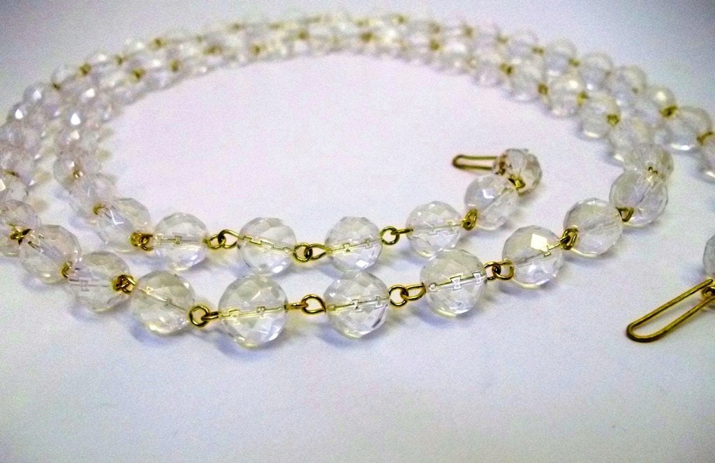 Excellent Quality Chandelier Crystal Chain 10mm Faceted Glass