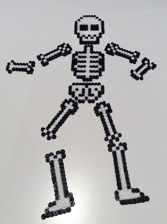 Skeleton Perler Bead Halloween Patterns