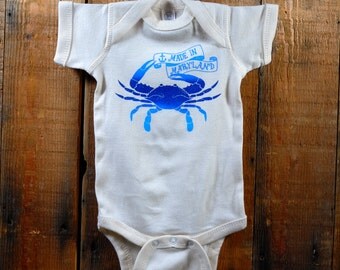 Made in Maryland Infant Bodysuit - Natural