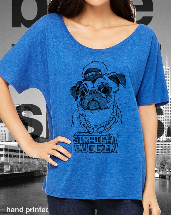 womens pug t shirt