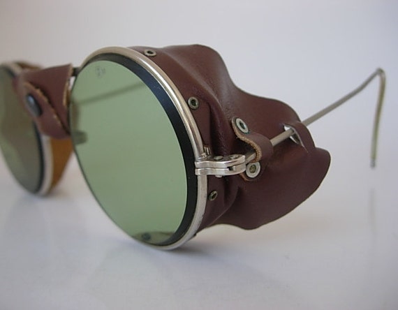 American Optical Goggles Vintage Steampunk Motorcycle Safety