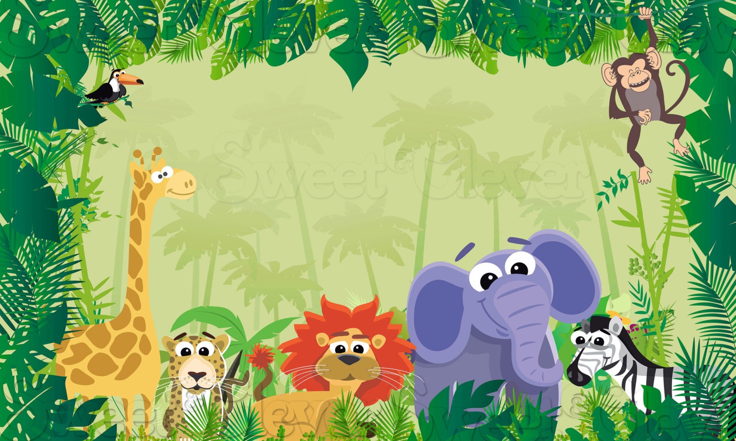 safari theme party background