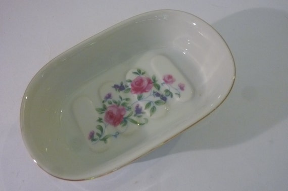 vintage soap dish shabby chic ceramic floral soap tray made in vintage soap dish shabby chic ceramic floral soap tray made in