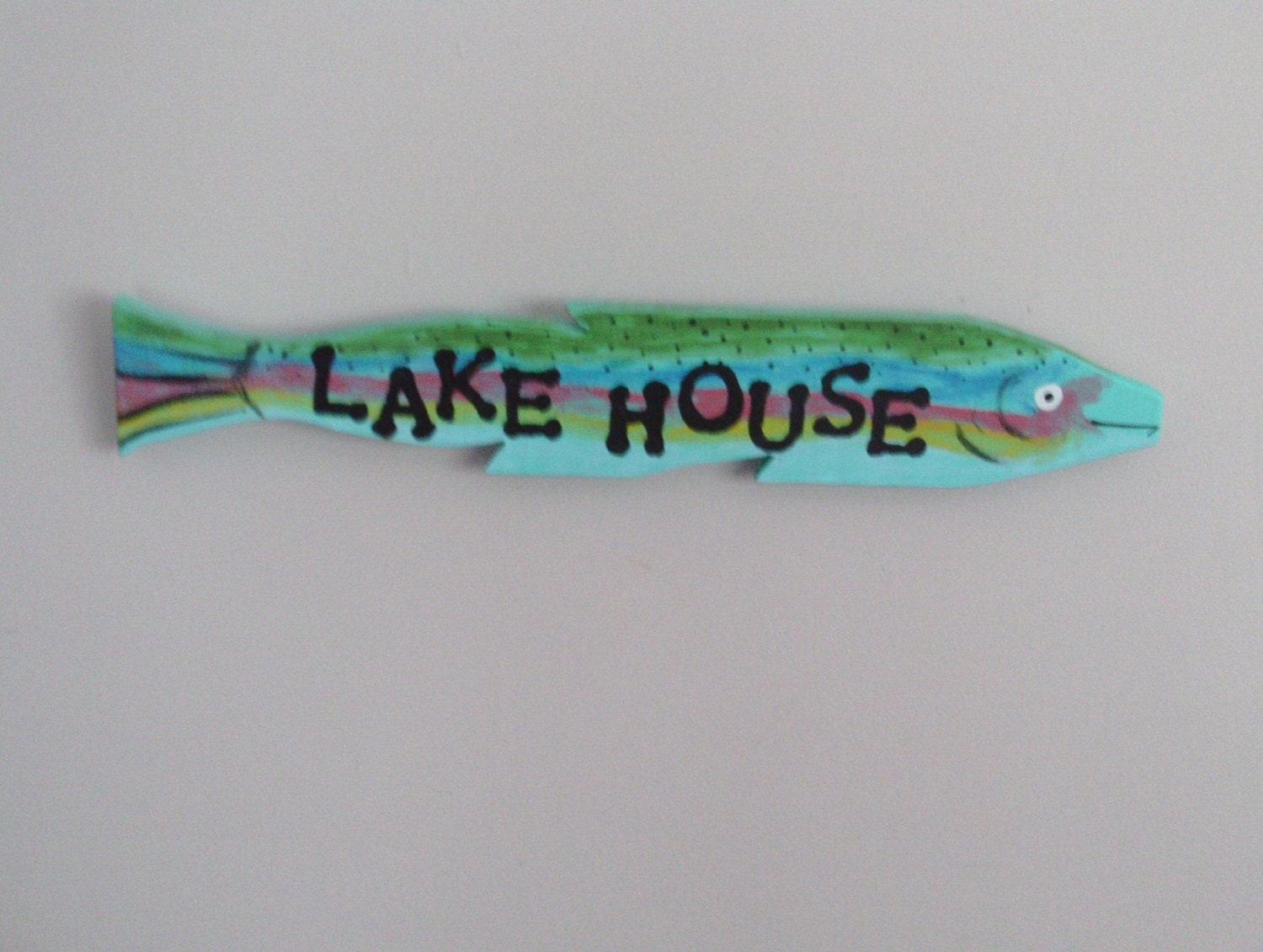 Lake DecorWooden Fish Fish Decor Lake House Fish by vicscrafts