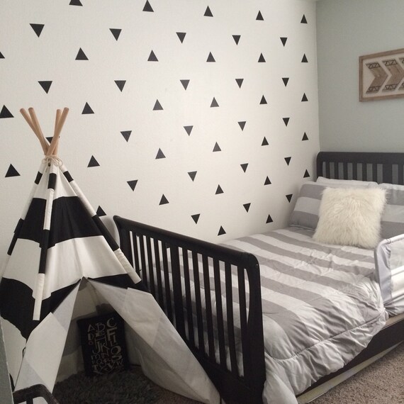 Gold Triangle Wall Decals Golden Triangle Decals by WallTribe