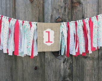 Customized High Chair Birthday Banner
