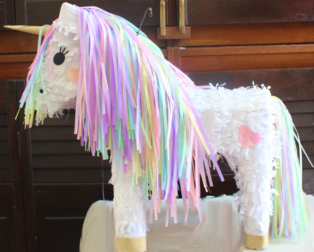 Custom Unicorn Piñata / Pony Piñata with Confetti