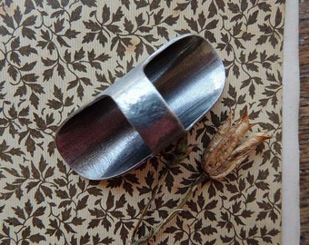 sterling silver ring, boho ring, armor ring, bondage ring, armor ring, long knuckle, sterling silver ring, ring band, silver