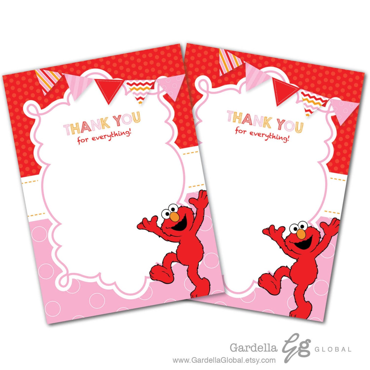 Elmo Invitation Girl Elmo Invite Pink Elmo Birthday by DellaEvents