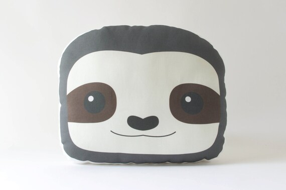 sloth pillow plush