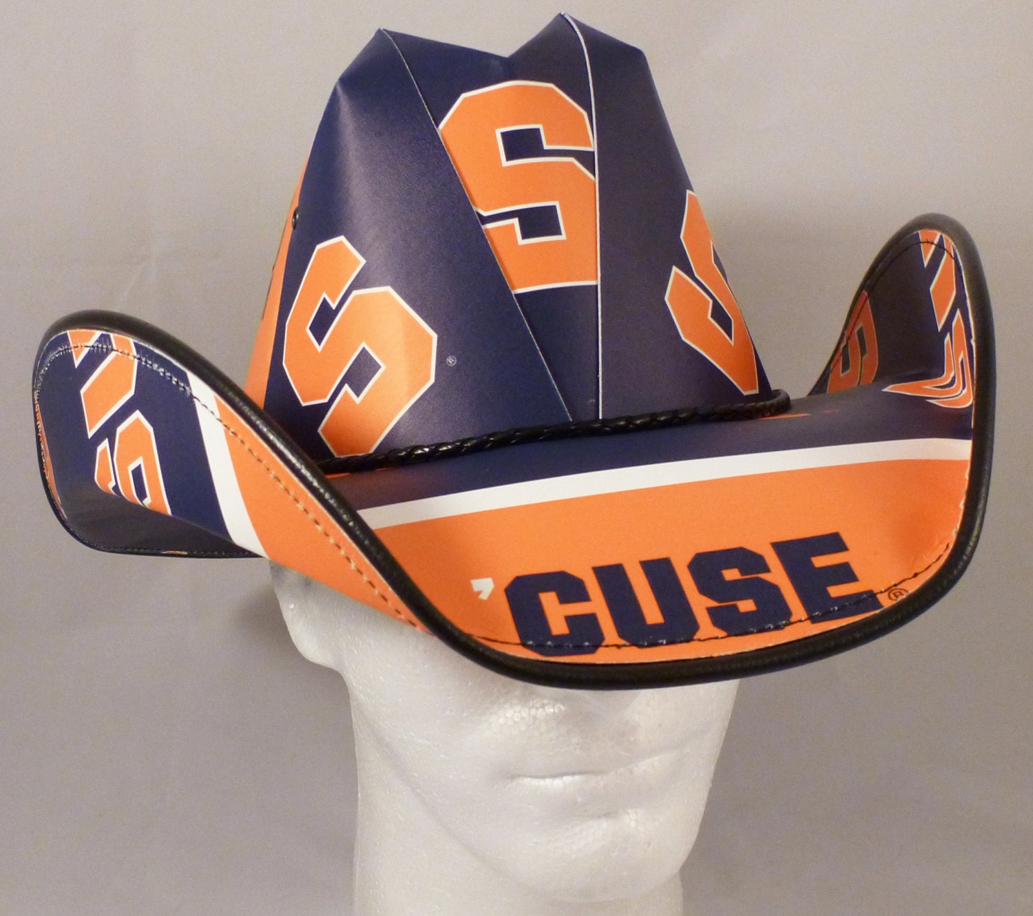 Syracuse Orange Cowboy Hat Made of licensed materials