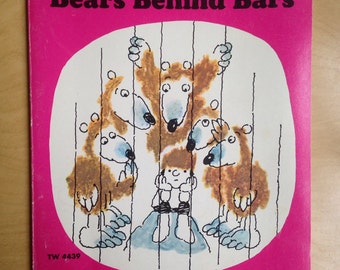 Herman And The Bears Behind Bars by Bernice Myers Vintage Childrens Book Scholastic 1970s