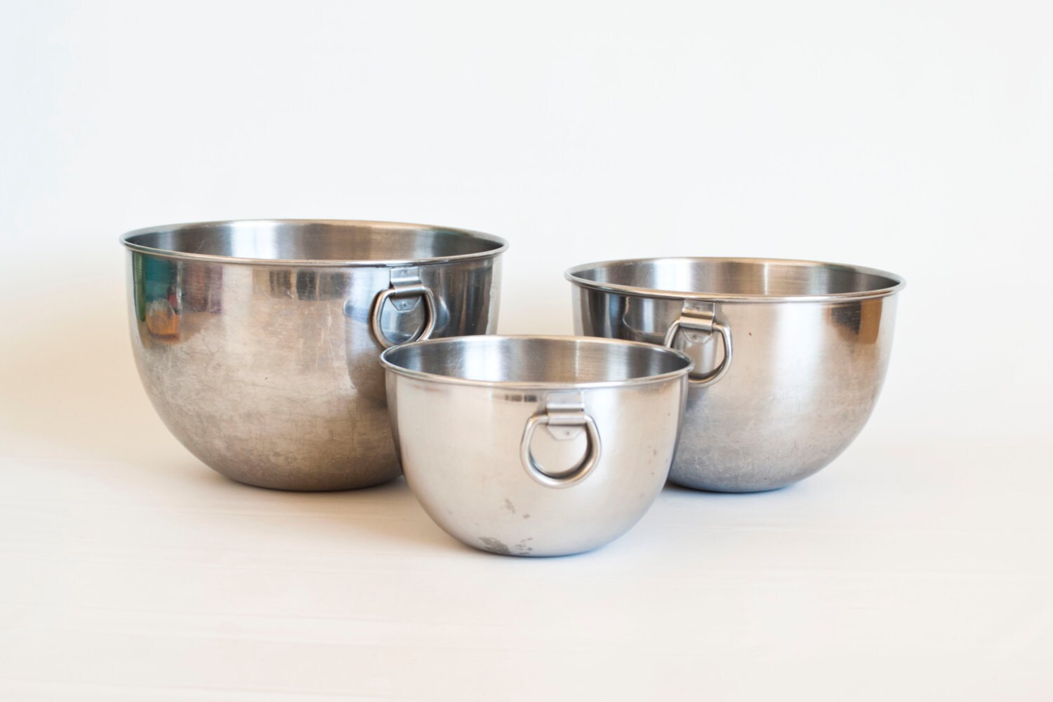 Vintage Revere Ware Mixing Bowls Nested Stainless Steel Bowl