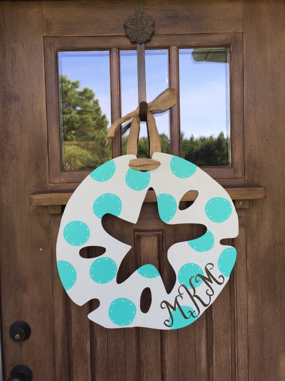 20 shabby chic sand dollar door hanger custom order 20 shabby chic sand dollar door hanger custom order