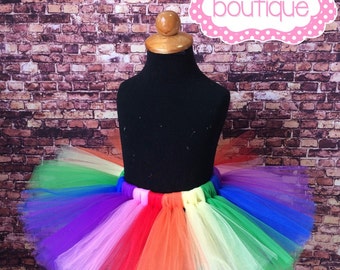 Rainbow Tutu. Children's Tutu. Birthday Tutu. Recital Tutu. Dance Tutu. Adult tutu, cake smash, cake smash tutu