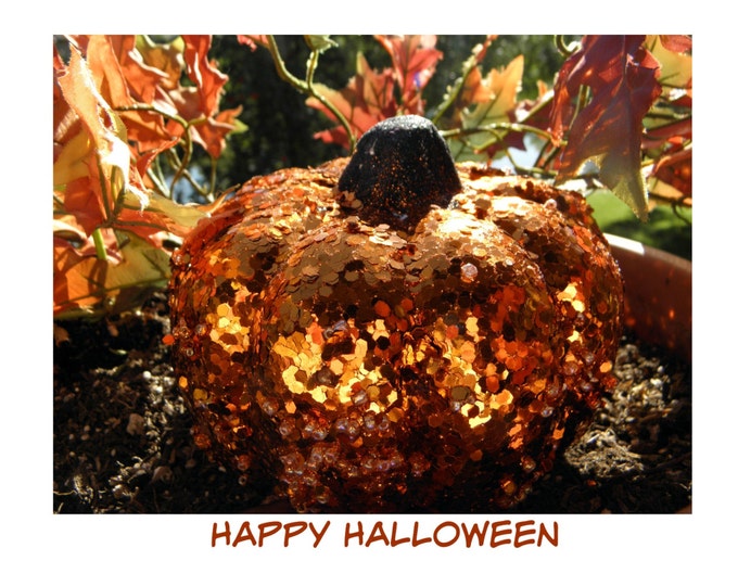 HALLOWEEN Photo Greeting Card created by the photographic art of Pam Ponsart of Pam's Fab Photos