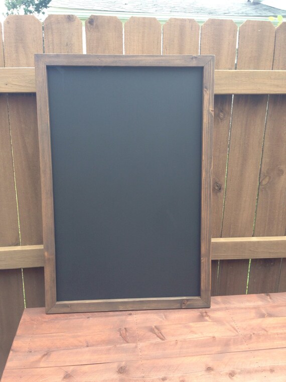 Chalkboard Rustic Framed Chalkboard Rustic by CenterCreekCreations