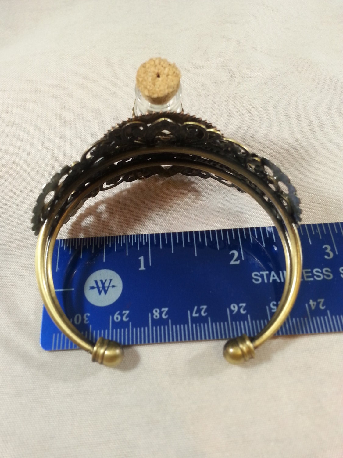 Apothecary Jars Steampunk Bracelet Gear by KimreysOddBeauty