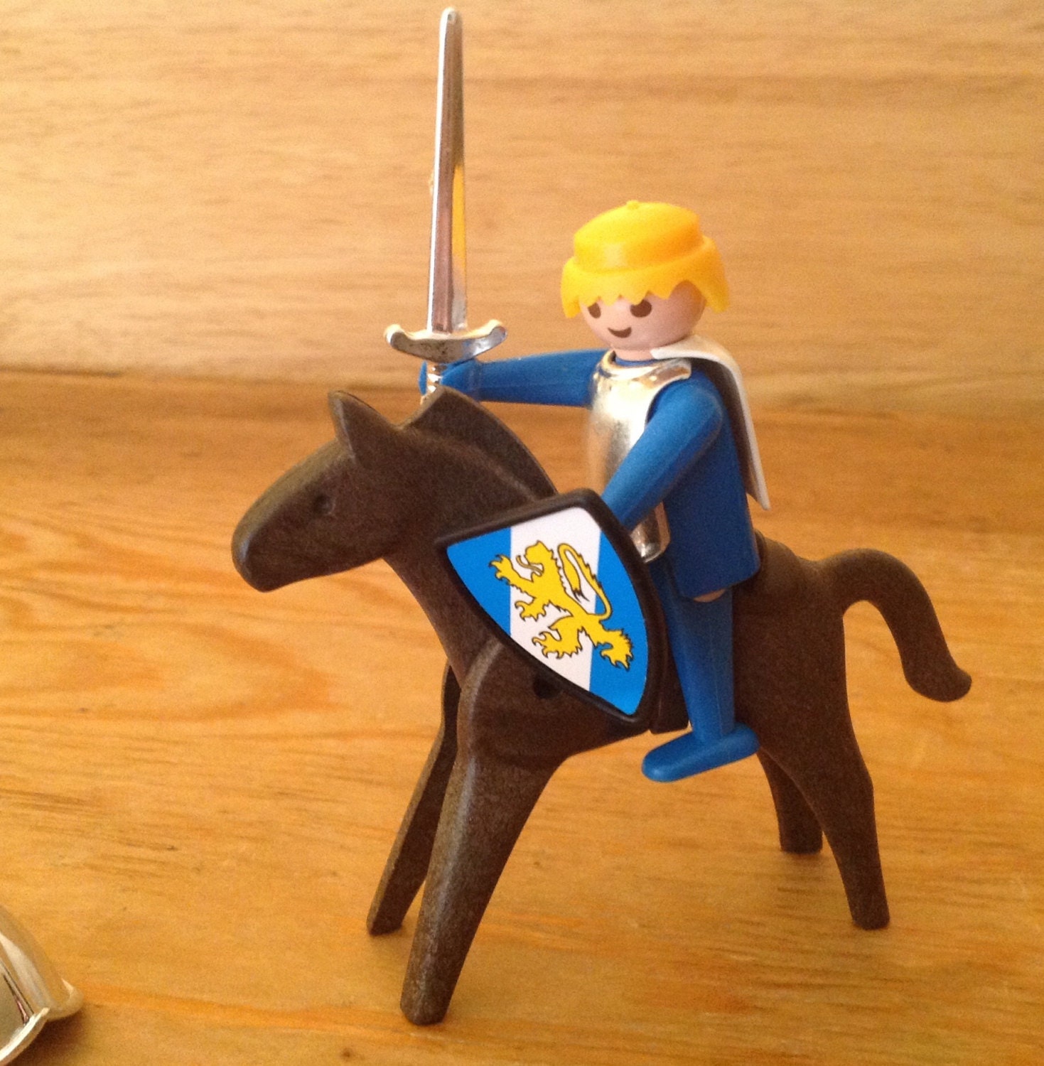 Playmobil knight in armor & horse Klicky by OpenRangePreserve