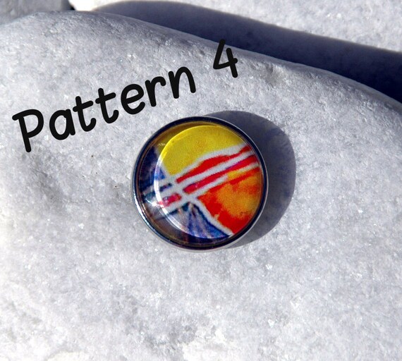 Snap On Button Snap Jewelry Interchangeable Colorful Abstract