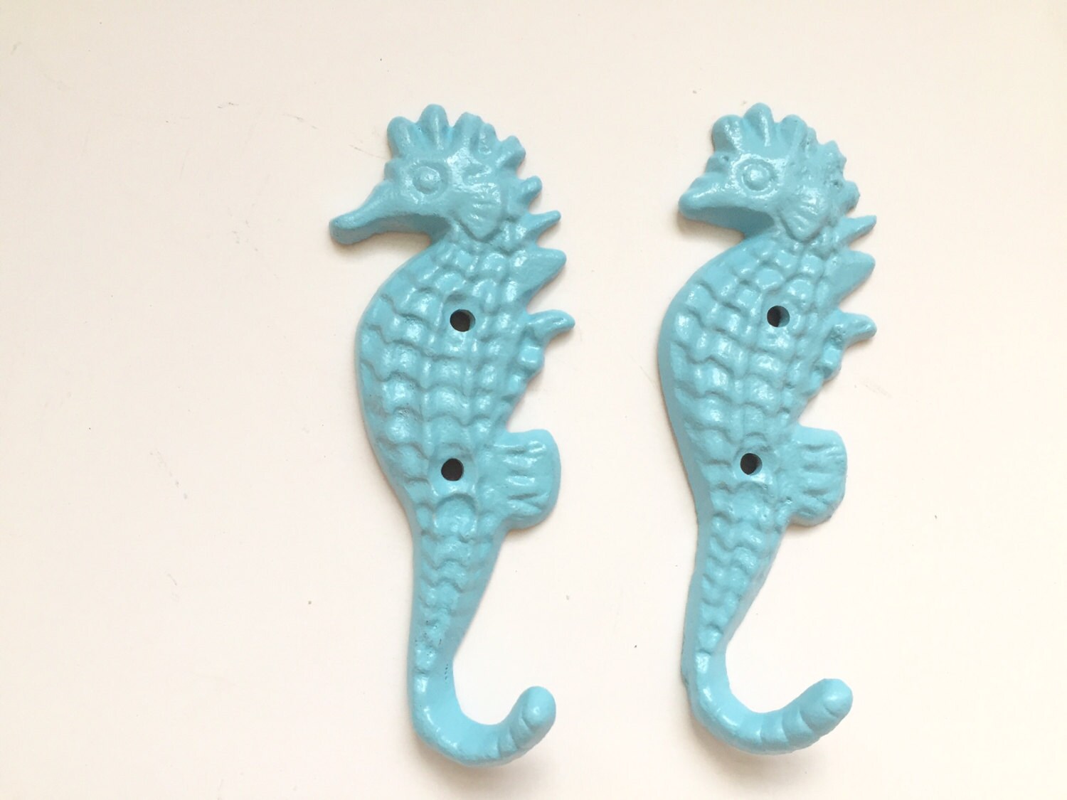Starfish mermaid seahorse hooks set of 5