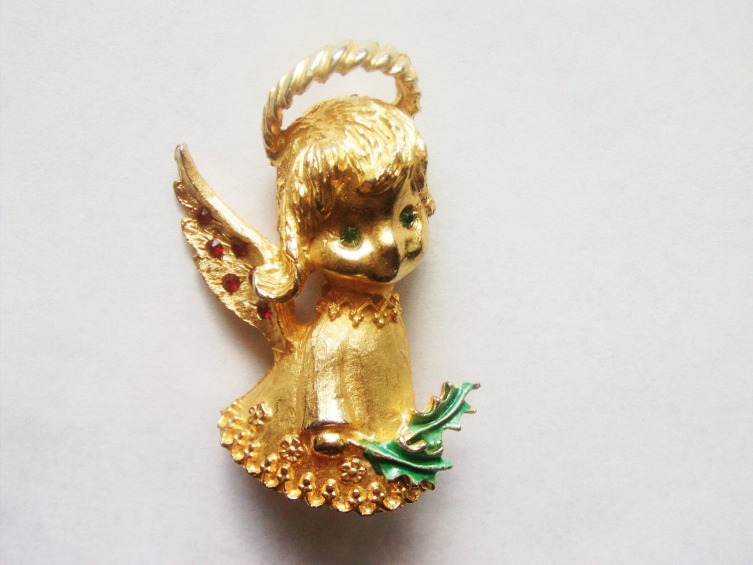 Vintage Angel Jewelry / Angel Brooch / Pin by TamJewelryandUniques