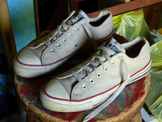 1980's Converse All Star Canvas Sneakers / Made in the