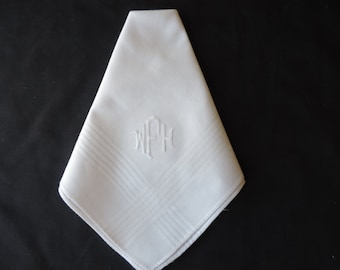 Men's Monogram Handkerchief