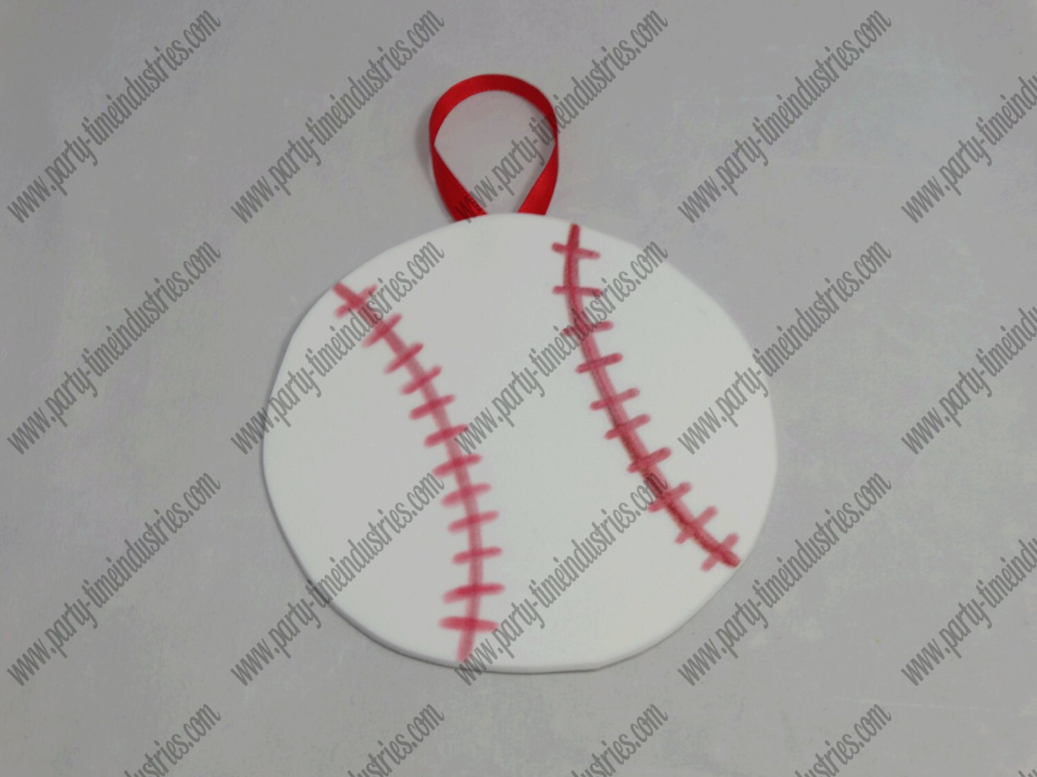 Baseball Foam Ornament by PartyTimeIndustries on Etsy