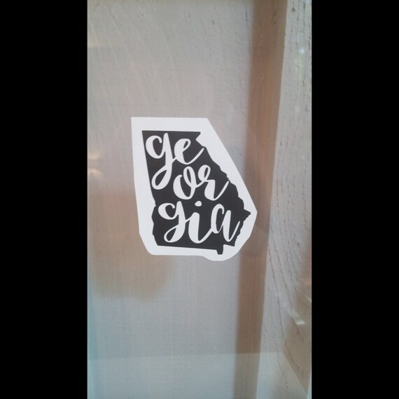 Items similar to State Vinyl Decal Indoor or Outdoor on Etsy