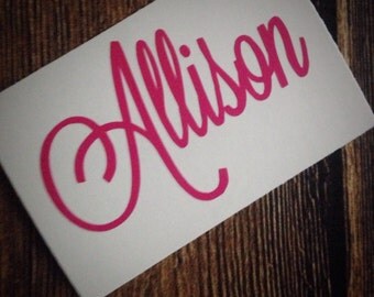 BTS - water bottle decal ~ personalized vinyl decal ~ monogram name sticker ~ custom made to order