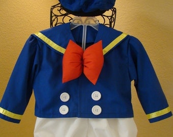Donald Duck Inspired Traditional Costume: 3 piece set