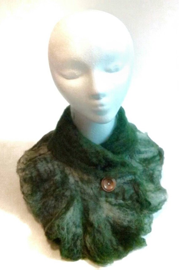 Wool cowl winter scarf neck piece cowl scarf wool