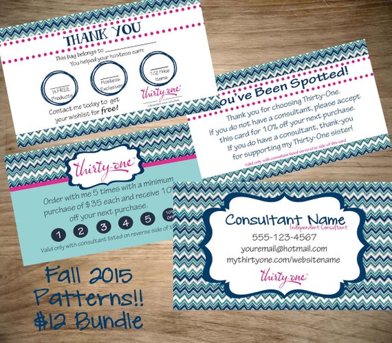 NEW FALL PATTERNS- Thirty One bundle- Dotty Chevron, Perfect Stripes ...