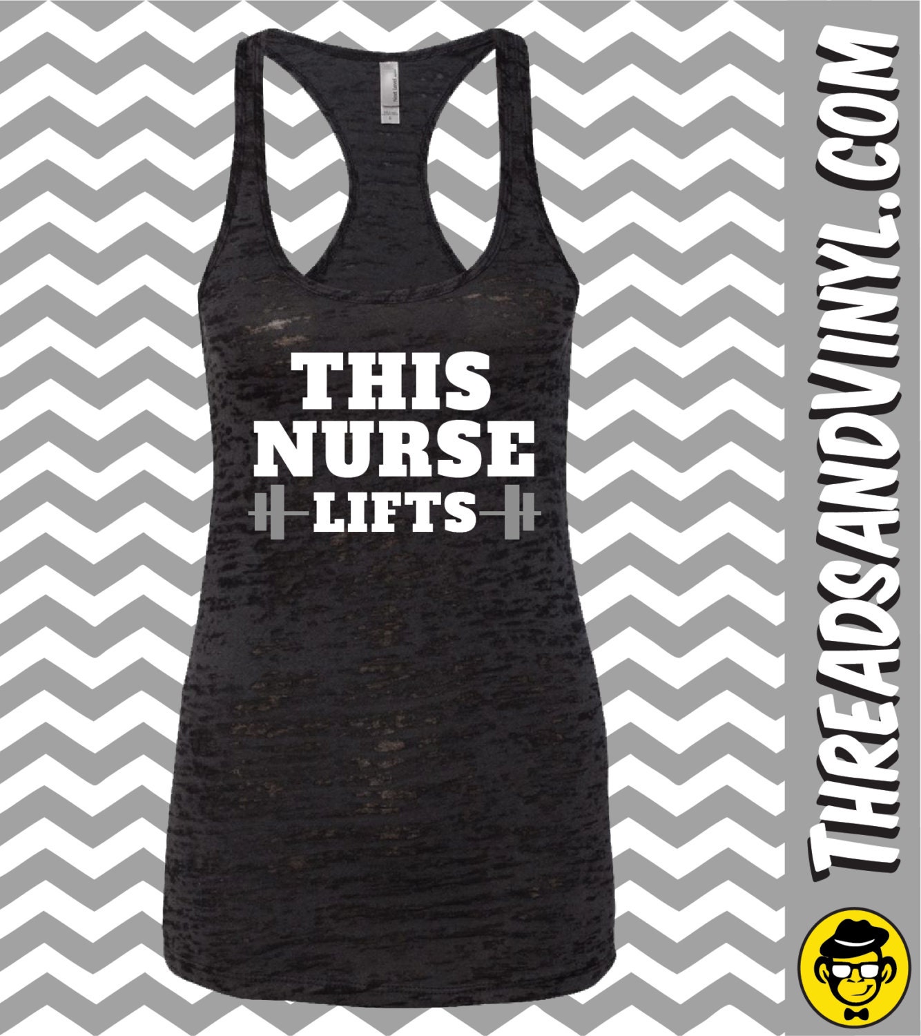 This NURSE Lifts. Womens fitness Tank Top. Nurse profession.