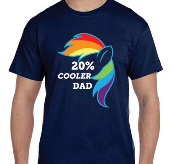 20 COOLER DAD Men's Brony Cotton/Poly blend tshirt
