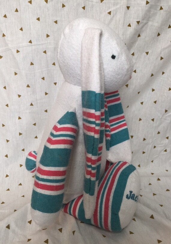 Baby Receiving Blanket or Hospital Blanket Plush Bunny