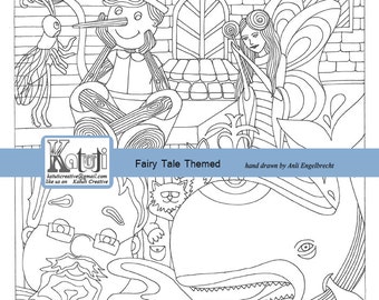 Coloring pages instant download South Africa by Katutidigital