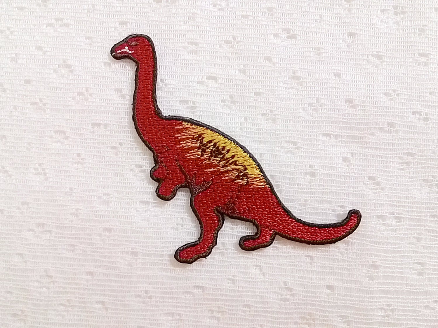 Dinosaur Patch Apatosaurus Dinosaur New Iron On Patch